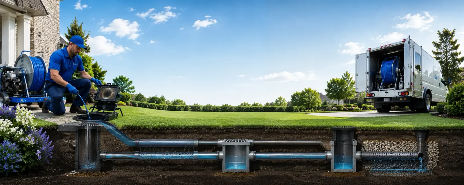 Outdoor drain cleaning information for Woolrich, PA